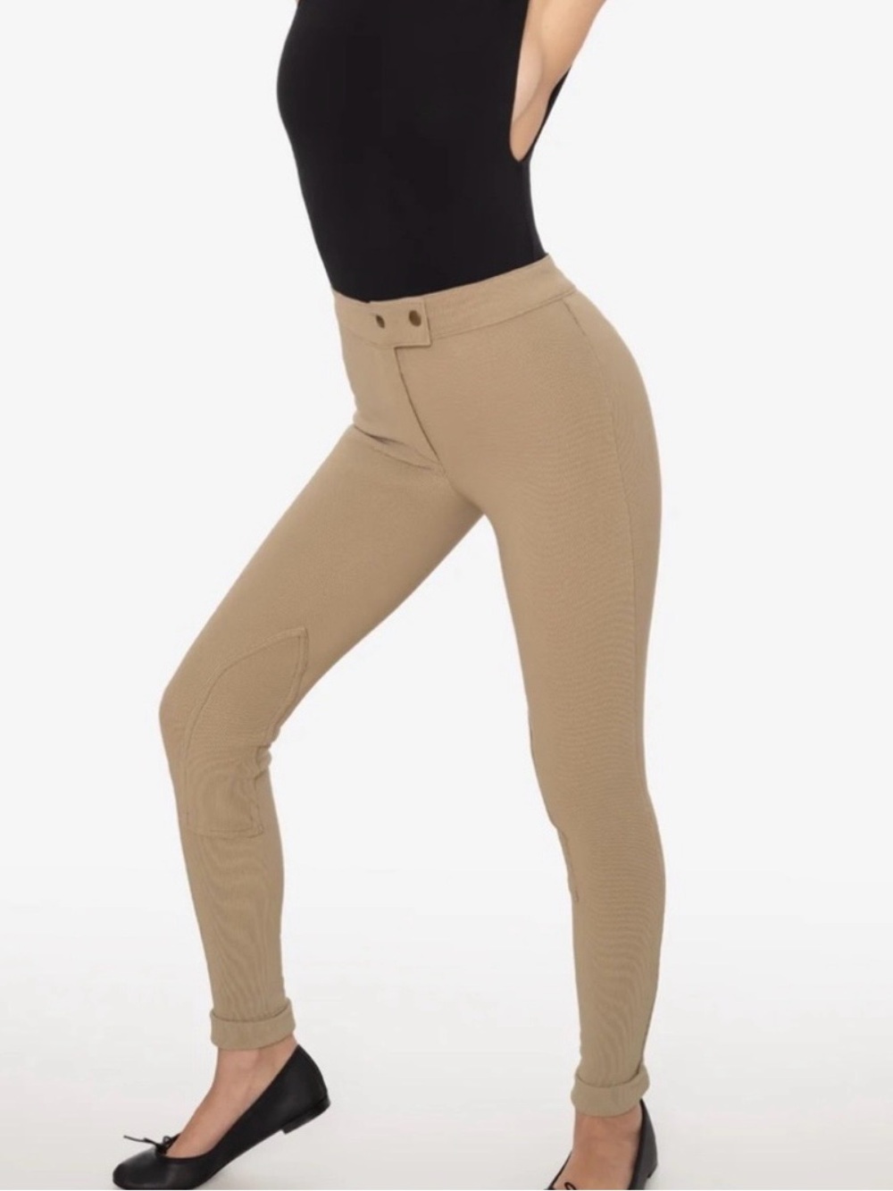 American Apparel Ribbed Riding Pants - Picture 9 of 11